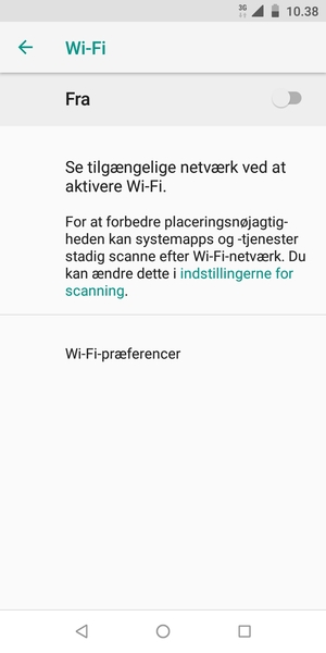 Slå Wi-Fi til