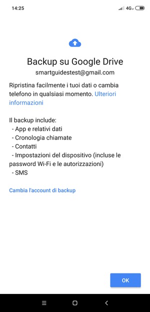 Seleziona OK