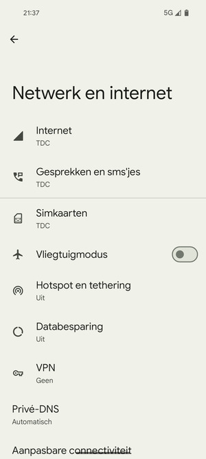 Selecteer Simkaarten