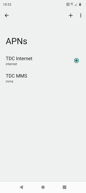 Select the Menu button