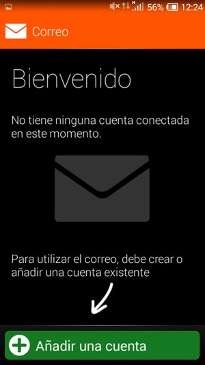 Seleccione Añadir una cuenta