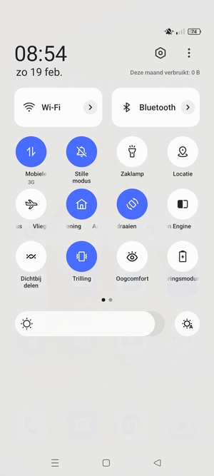 Selecteer Stille mode voor stille modus