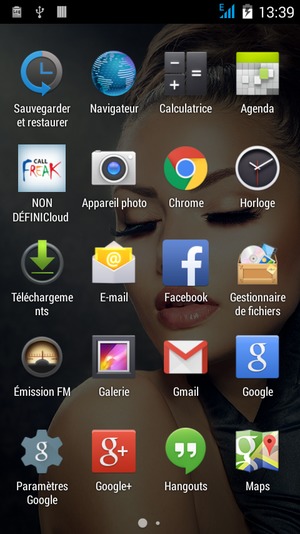 Sélectionnez E-mail