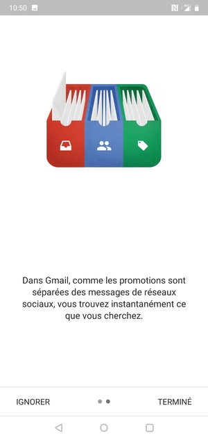 Sélectionnez TERMINÉ