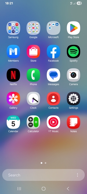 Select Settings
