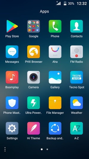 Select Settings