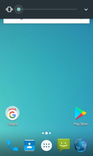 Continue to press for vibration mode, which is approved with a short vibration