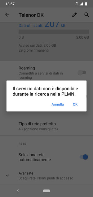 Seleziona OK