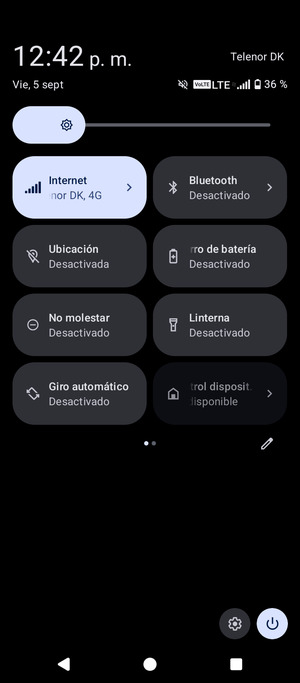 Seleccione Ahorro de batería