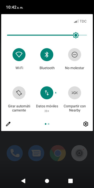 Desactive Wi-Fi y Bluetooth