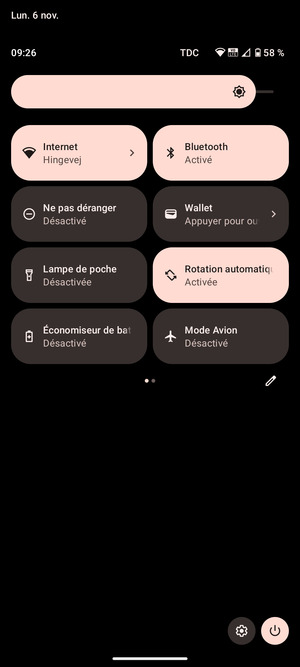 Sélectionnez Internet