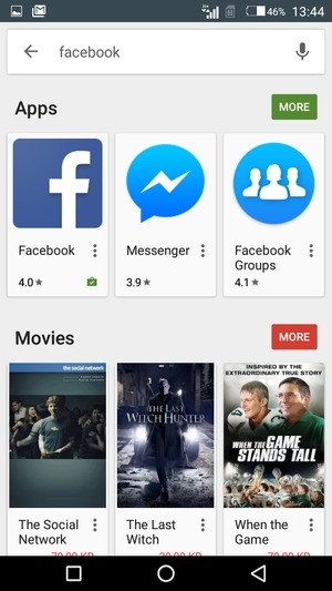 Select the app