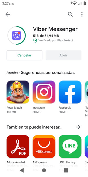 Espere a que el proceso de instalación finalice
