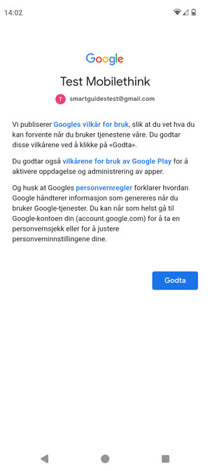 Velg Godta