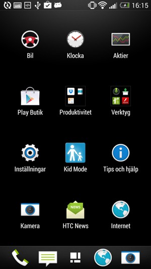 Välj Inställningar