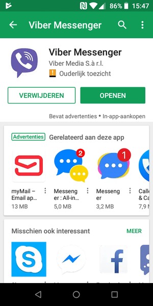Selecteer OPENEN