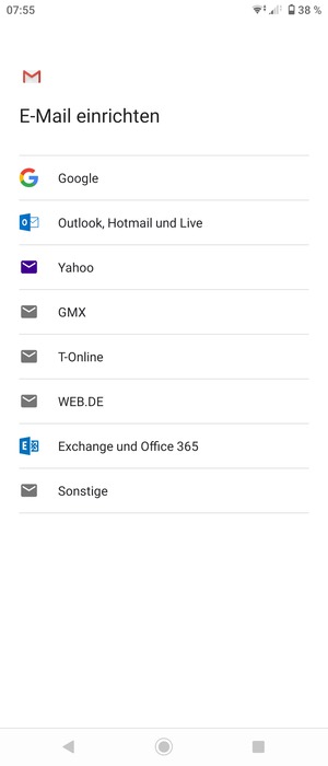 Wählen Sie Sonstige