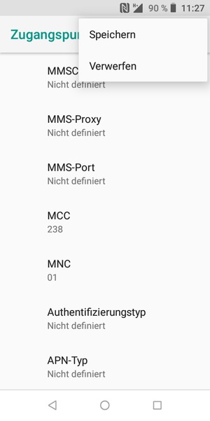 Wählen Sie Speichern