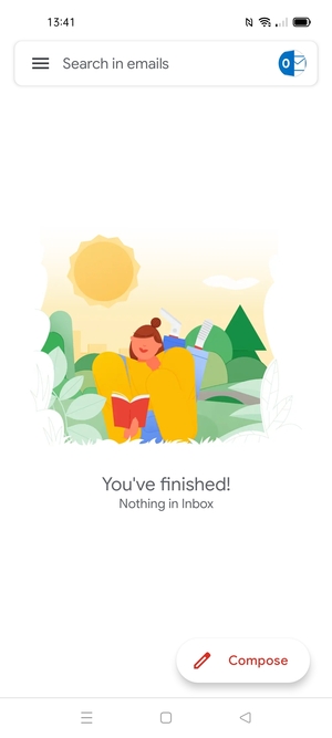 Your Hotmail is ready to use