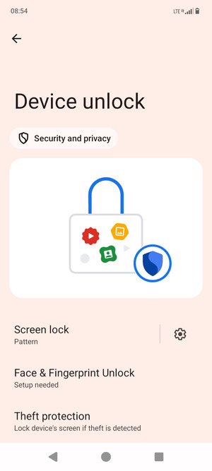 Your phone is now secure with a screen lock