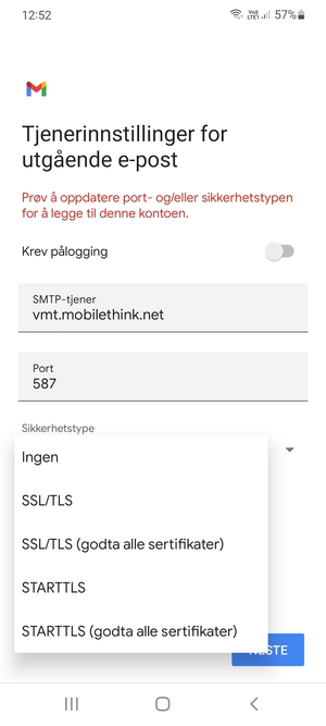 Velg Ingen