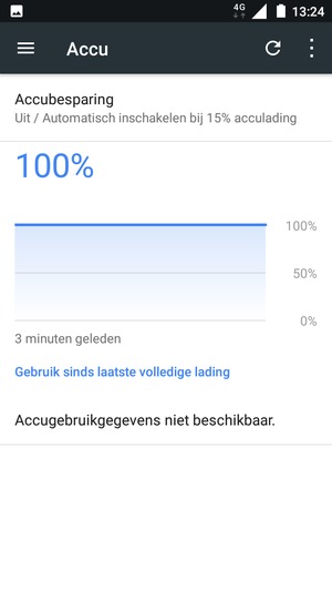 Selecteer Accubesparing