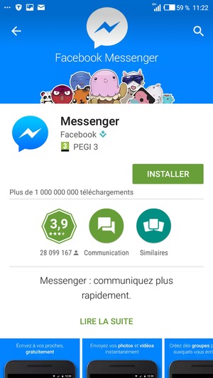 Sélectionnez INSTALLER