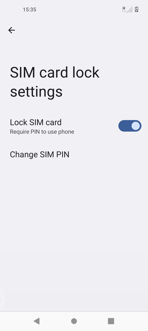 Select Change SIM PIN