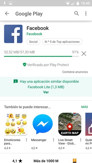 Espere a que el proceso de instalación finalice