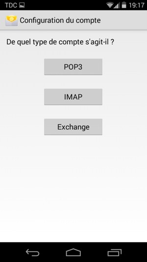 Sélectionnez Exchange