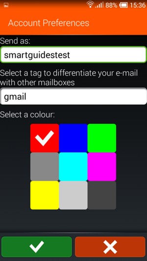 Give your account a name and enter your name. Select OK