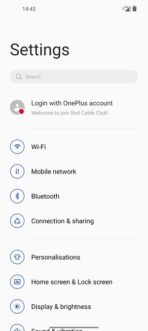 Select Wi-Fi