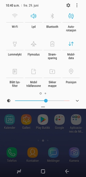 Velg Strømsparing