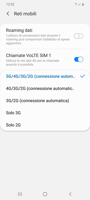 Seleziona la tua opzione preferita