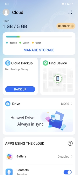 Select Cloud Backup