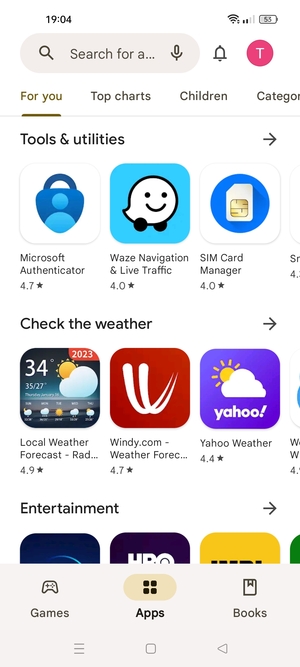 Select the Search bar
