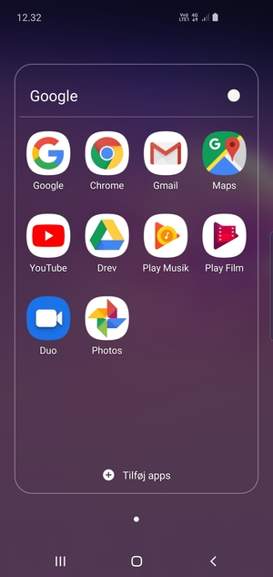 Vælg Gmail