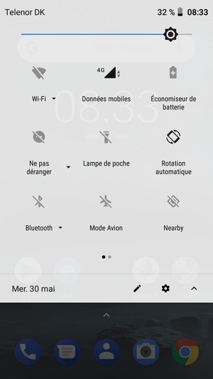 Régler la luminosité au niveau souhaité