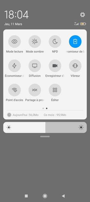 Activer le Économiseur de batterie ultra