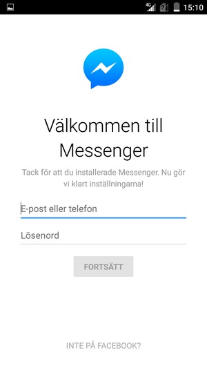 Din app är redo att användas