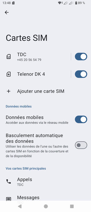 Votre eSIM est maintenant activée