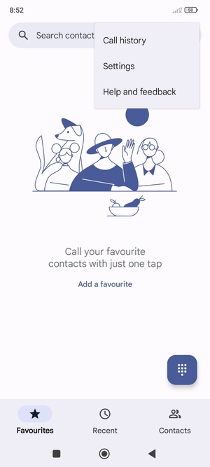 Select Settings