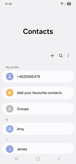 Select the Menu button