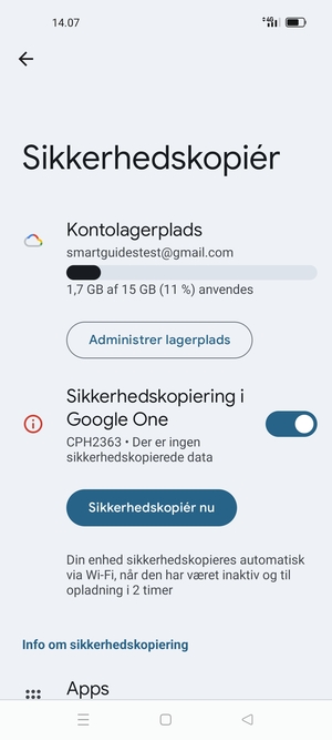 Vælg Kontolagerplads