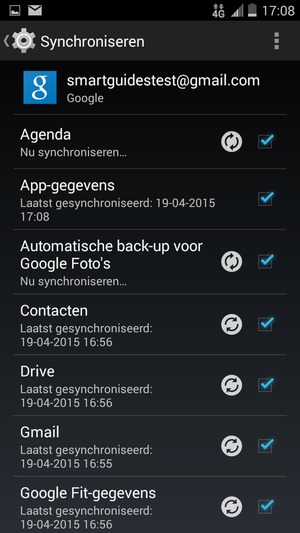 Uw contactpersonen van Google worden nu gesynchroniseerd met uw telefoon