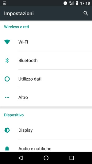 Seleziona Altro