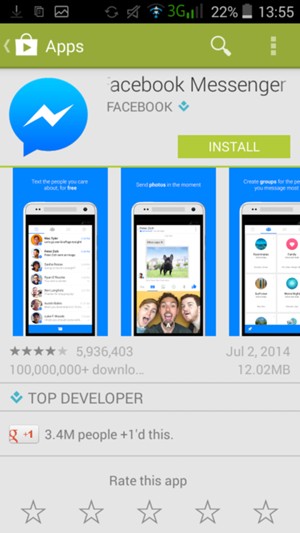 Select INSTALL