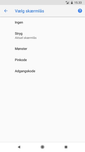 Vælg Mønster