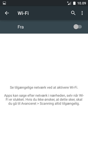 Aktiver Wi-Fi