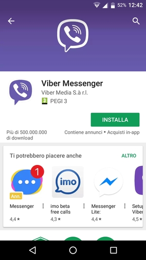Seleziona INSTALLA